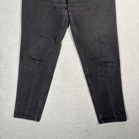 Vintage Levi’s Jeans Womens Sz 10 Short 15921 Tapered Fit Tapered Leg Black ‘96 - Picture 4 of 14